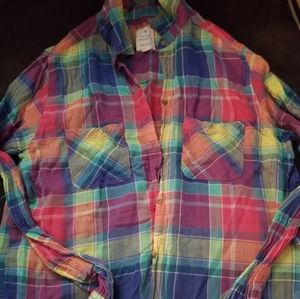 Flannel button down